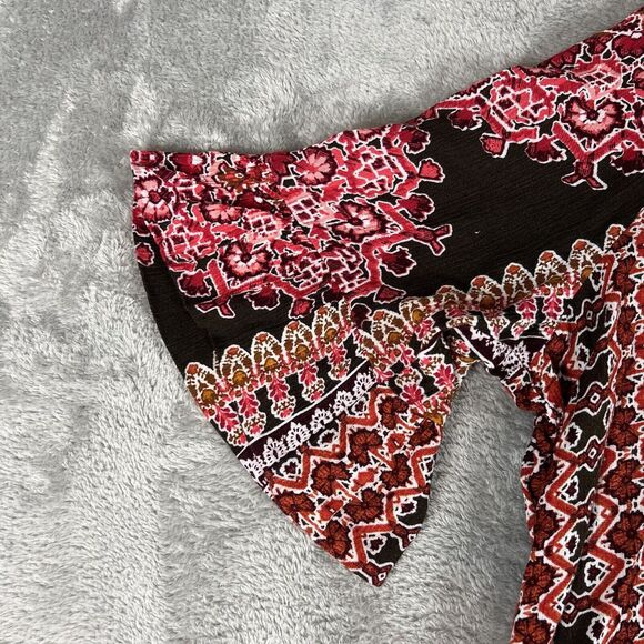 Live & Let Live Woman’s‎ Plus Size 1X Tunic Boho Artsy Top  Beads Bell Sleeves - Picture 6 of 10